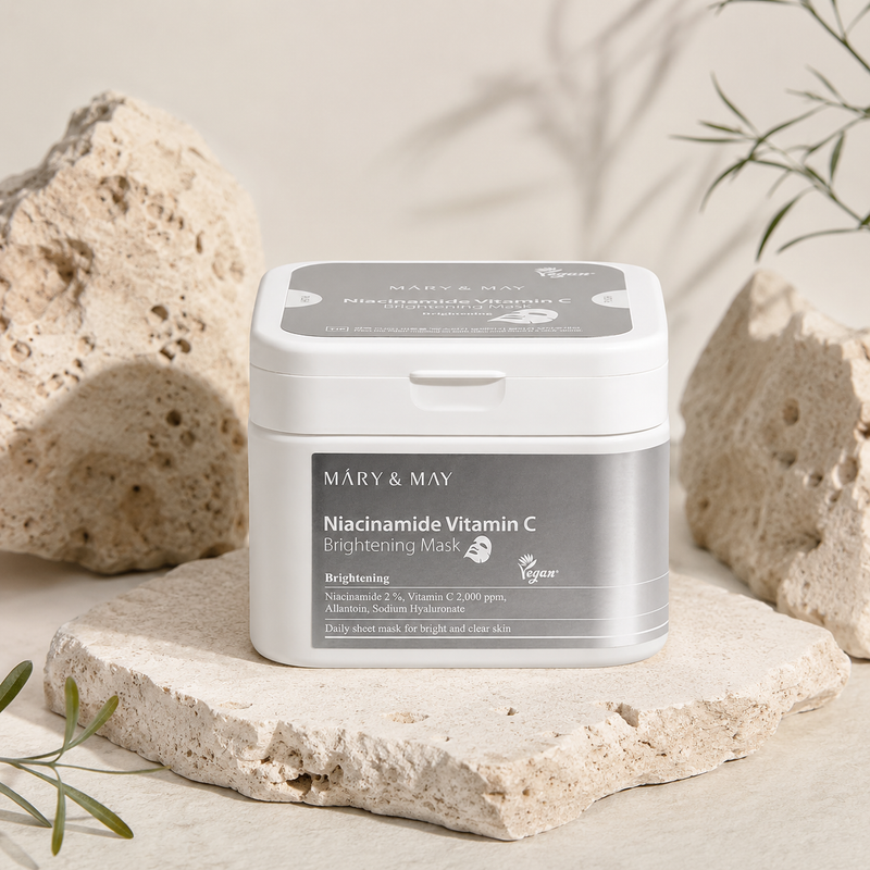 Mary&May - Niacinamide Vitamin C Brightening Mask.
