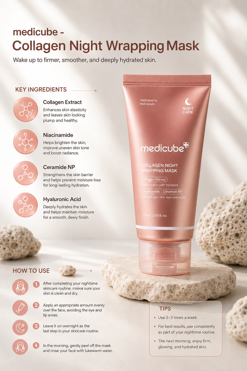 medicube - Collagen Night Wrapping Mask.