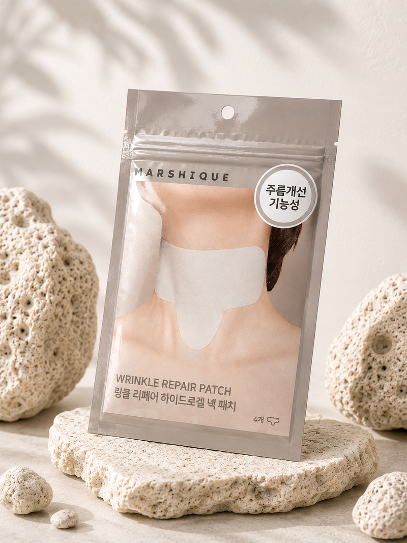 MARSHIQUE - Wrinkle Repair Hydrogel Neck Patch.