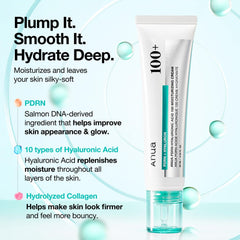 Anua - PDRN Hyaluronic Acid 100 Moisturizing Cream.