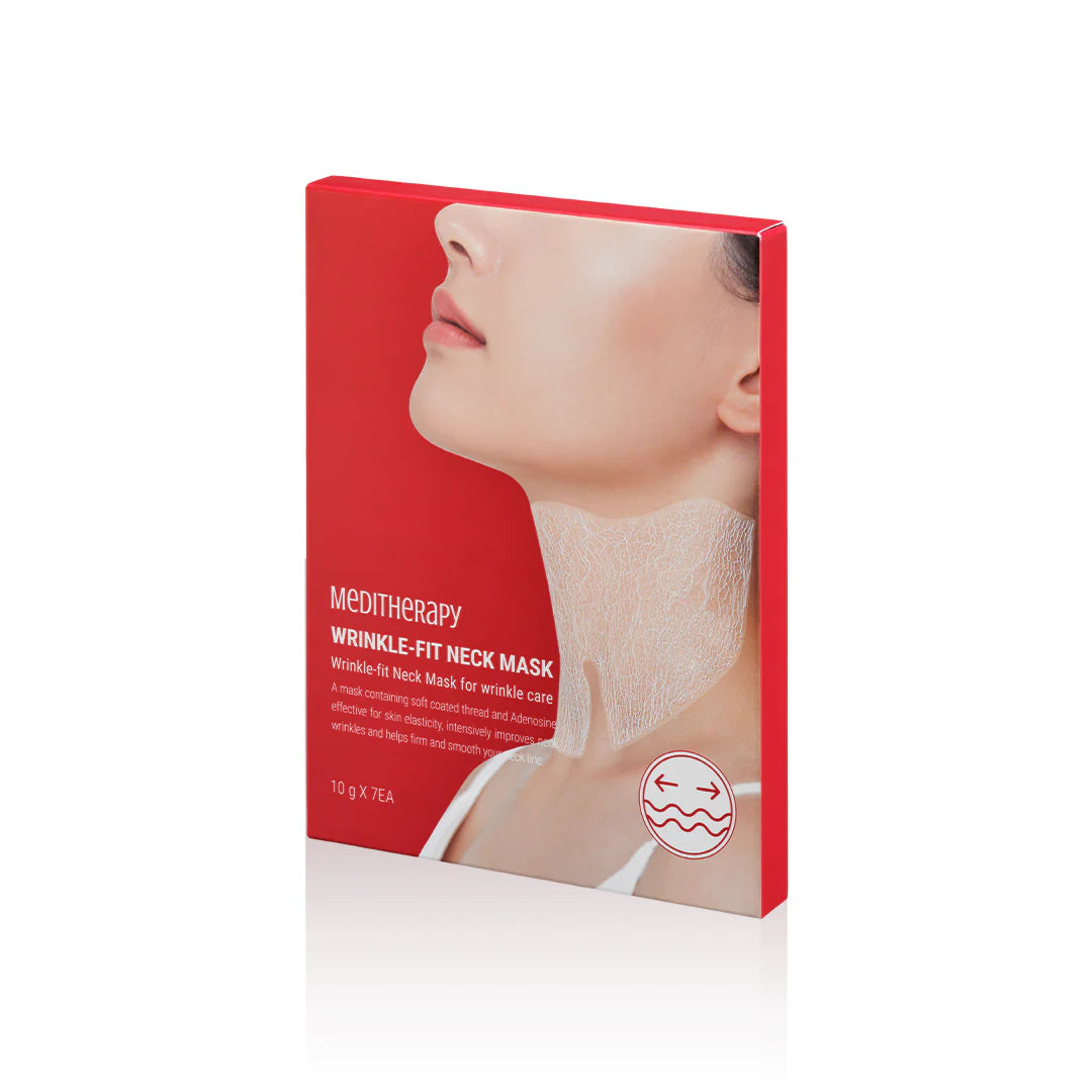 Meditherapy – Wrinkle-Fit Neck Mask Set 7 sheets.