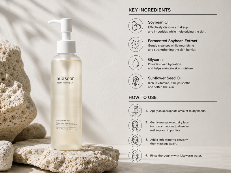 mixsoon - Bean Cleansing Oil Jumbo.